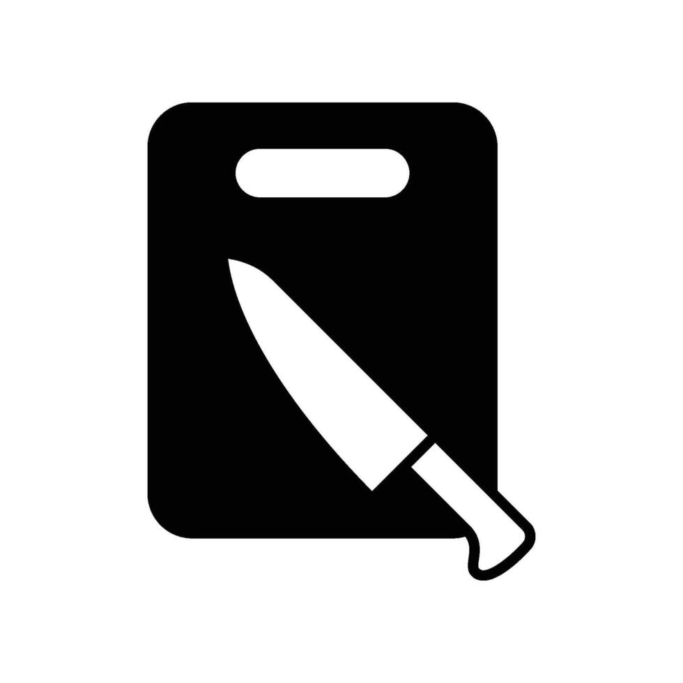 Cutting Board Icon Vector Design Illustration