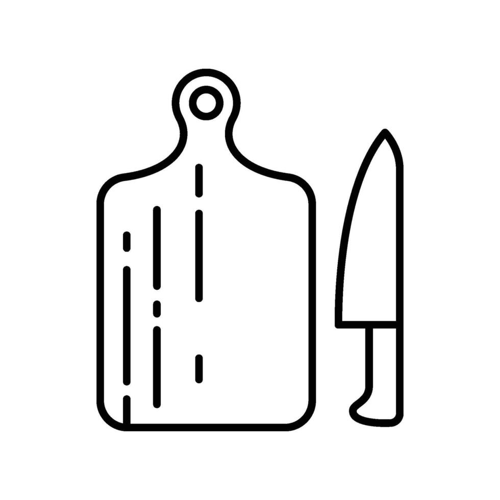 Cutting Board Icon Vector Design Illustration