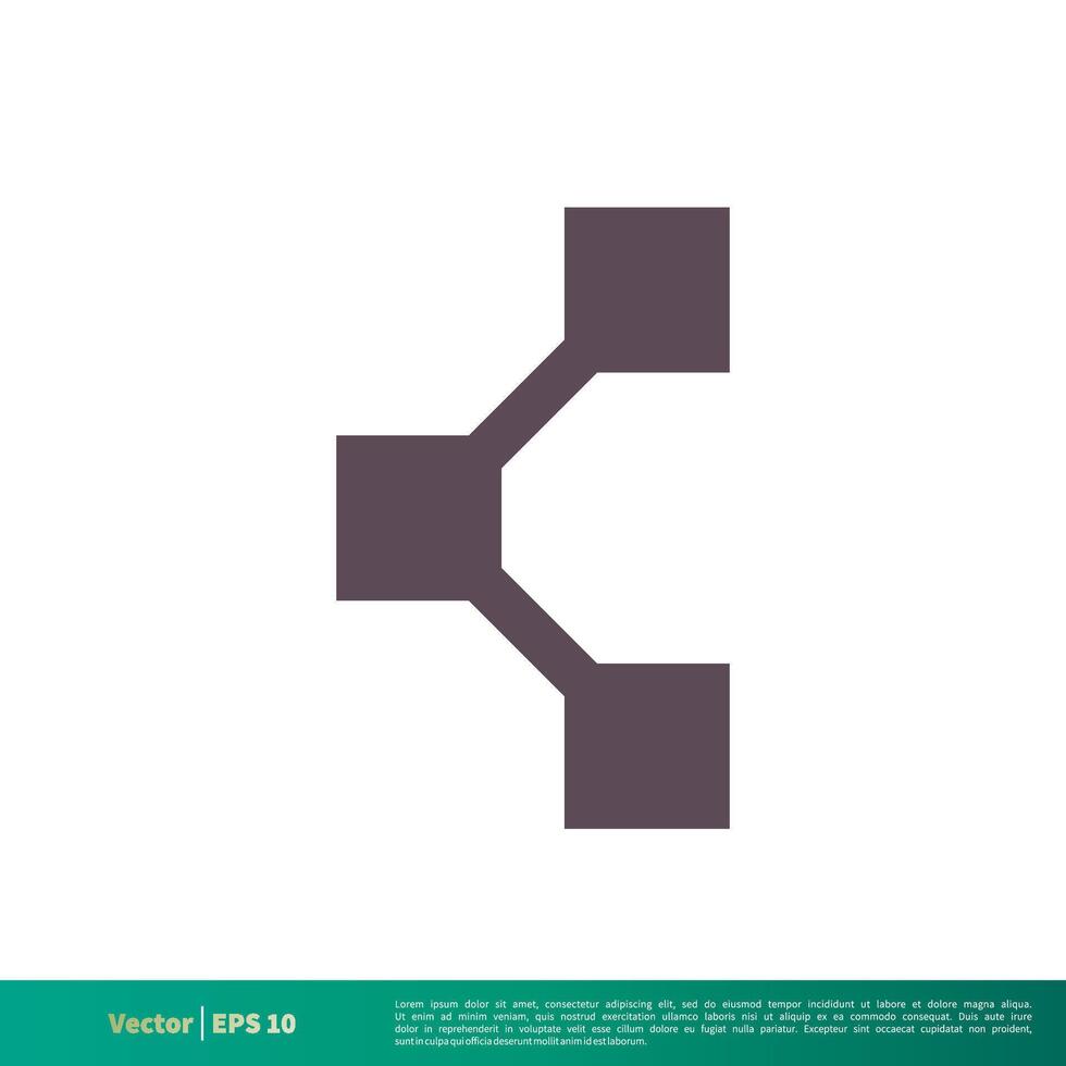 conexión cadena icono vector logo modelo ilustración diseño. vector eps 10