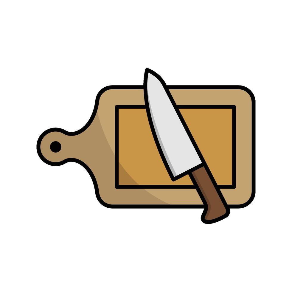 Cutting Board Icon Vector Design Illustration