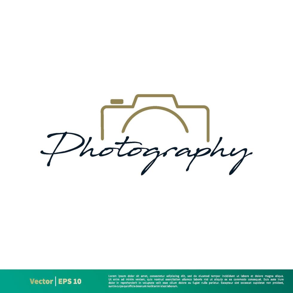 Photography Icon Vector Logo Template Illustration Design. Vector EPS 10.