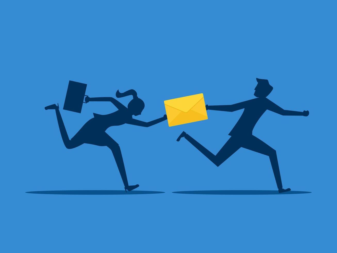 Forward a message or business letter vector