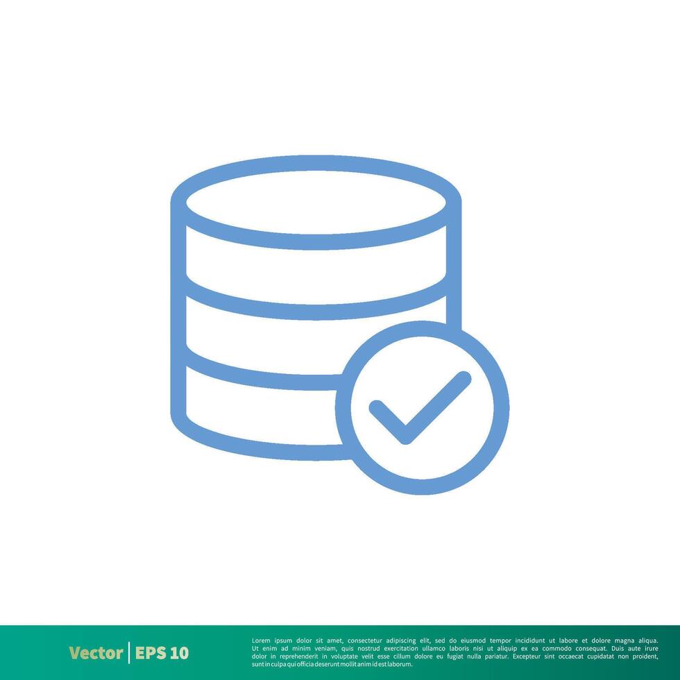 Data Storage Essential Icon Vector Logo Template Illustration Design. Vector EPS 10.