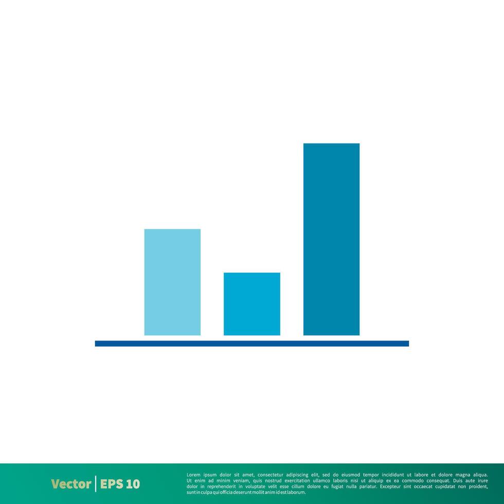 Graphic Chart Finance, Stock Exchange Icon Vector Logo Template Illustration Design. Vector EPS 10.