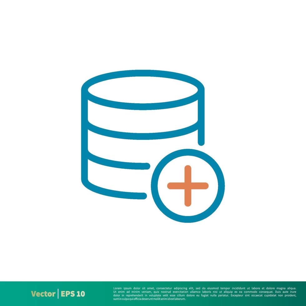 Data Storage Essential Icon Vector Logo Template Illustration Design. Vector EPS 10.