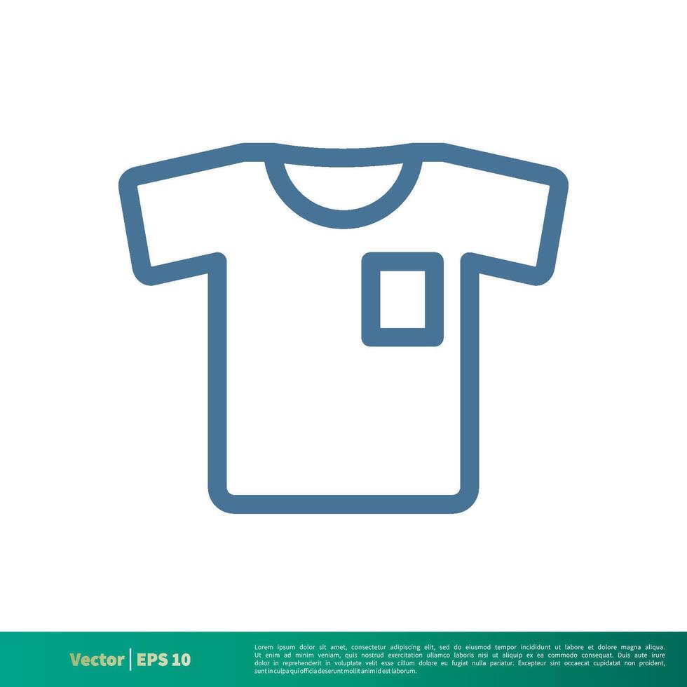 camiseta lavandería icono vector logo modelo ilustración diseño. vector eps 10