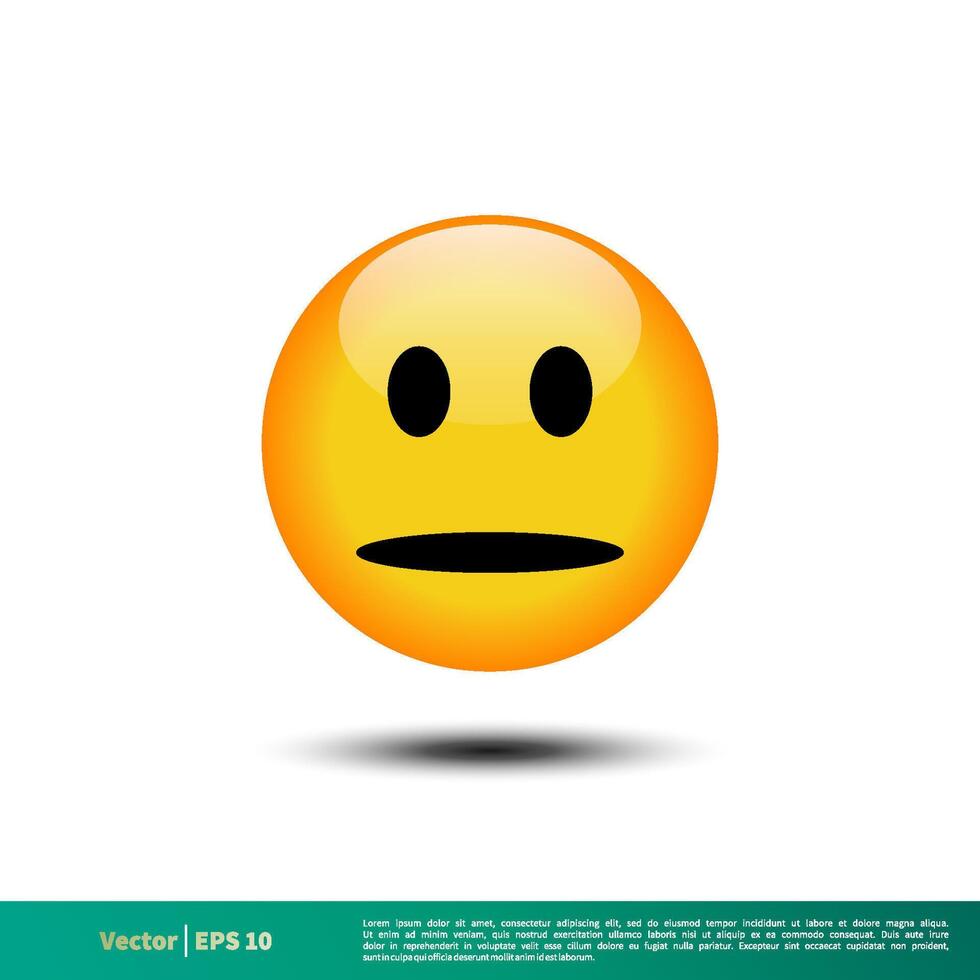 Emoticon Icon Vector Template Illustration Design EPS 10.