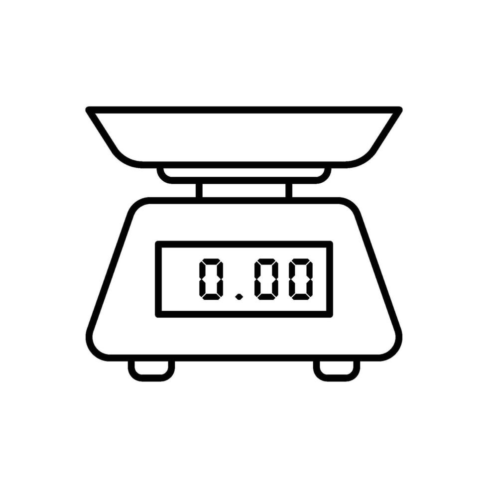 cocina escala icono vector diseño ilustración