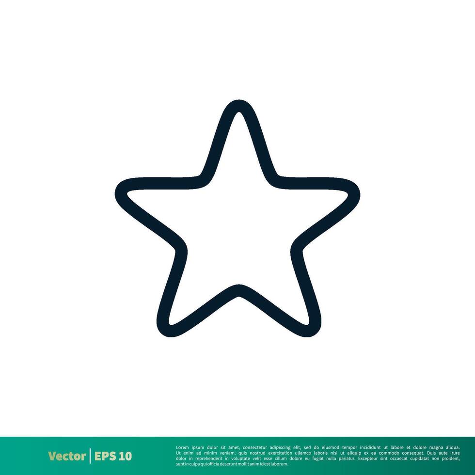 Star Icon Vector Logo Template