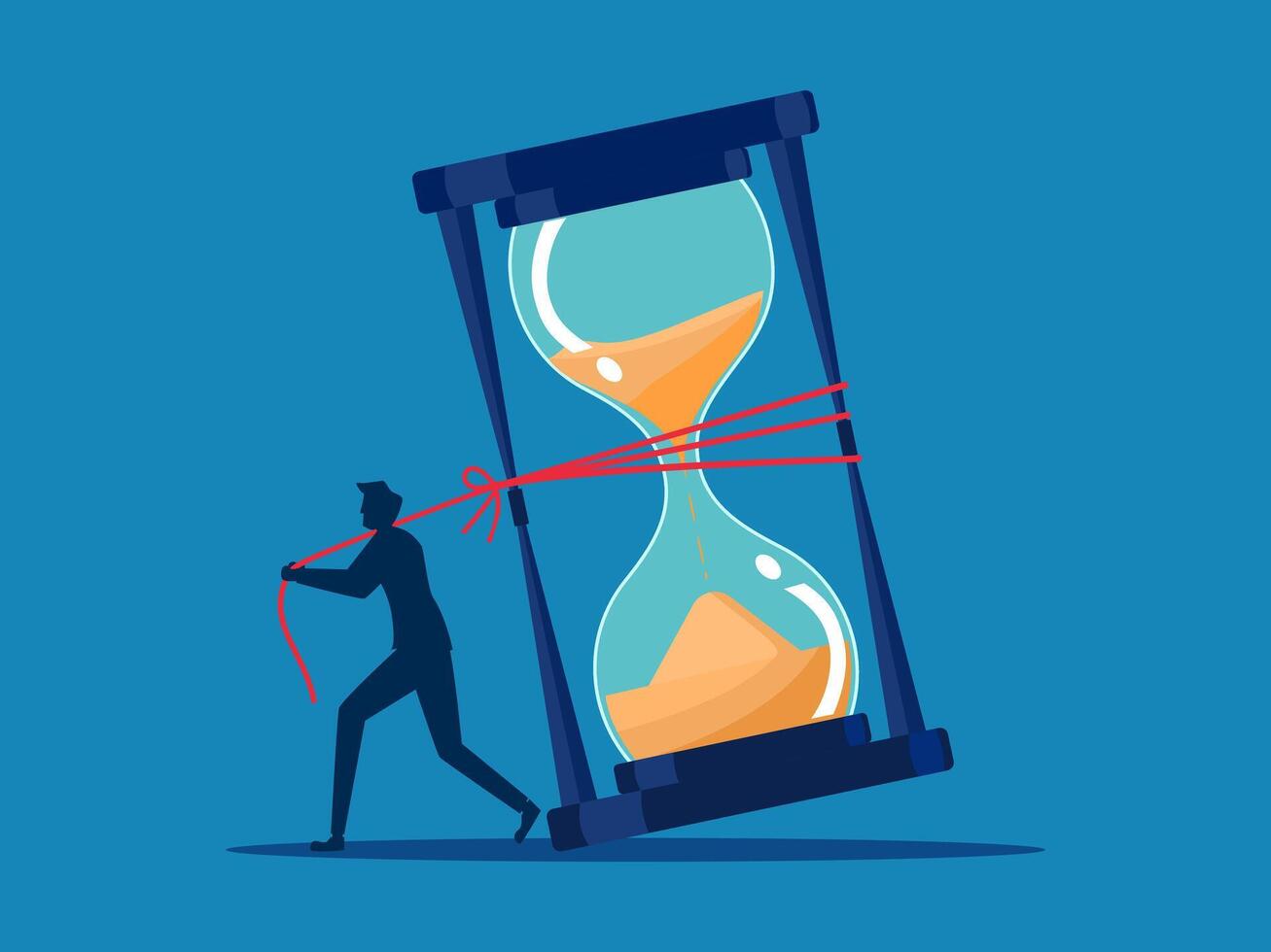 rags an hourglass. vector