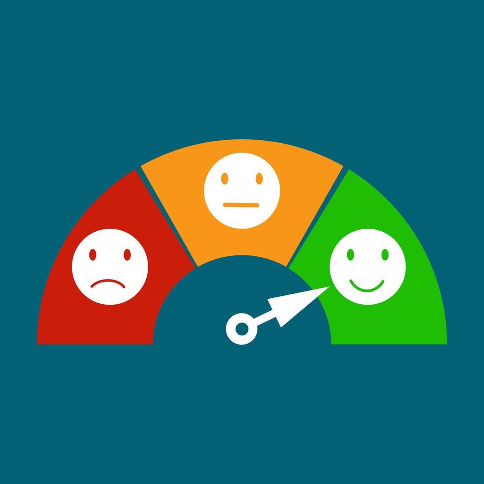 Feedback emoticon design icon. vector