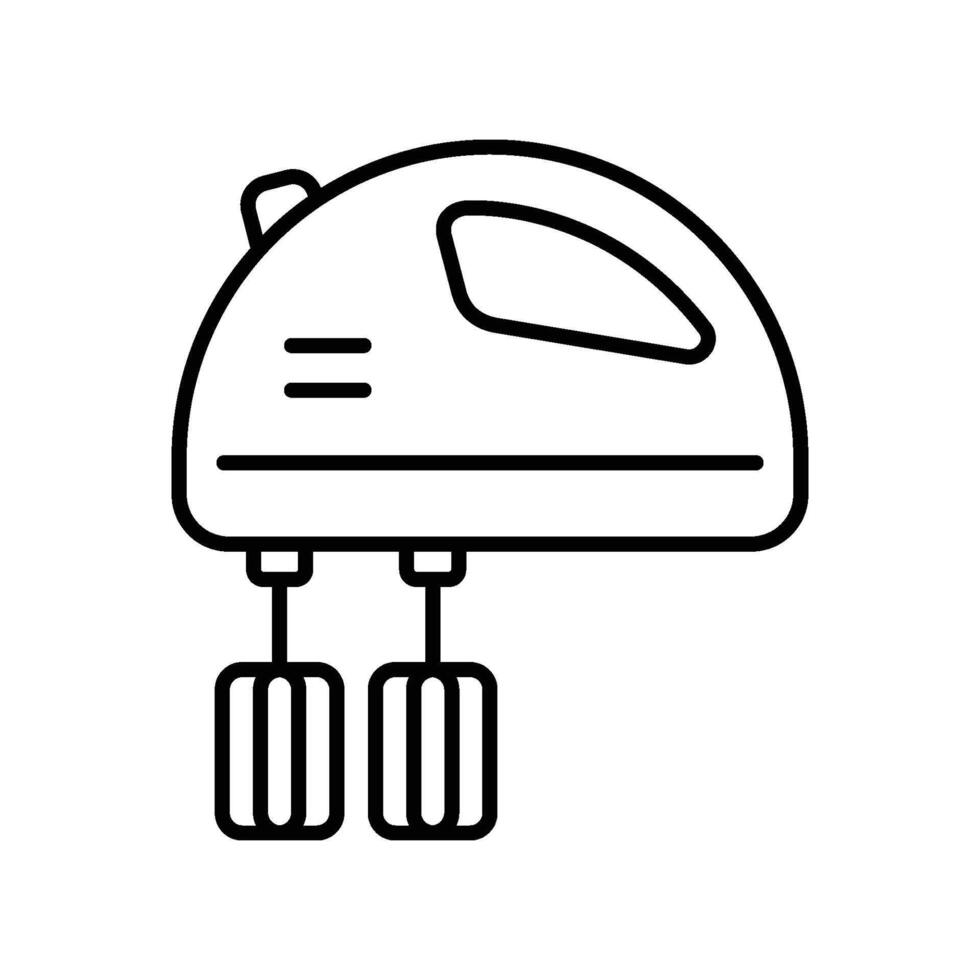 Hand Mixer Icon Vector Design