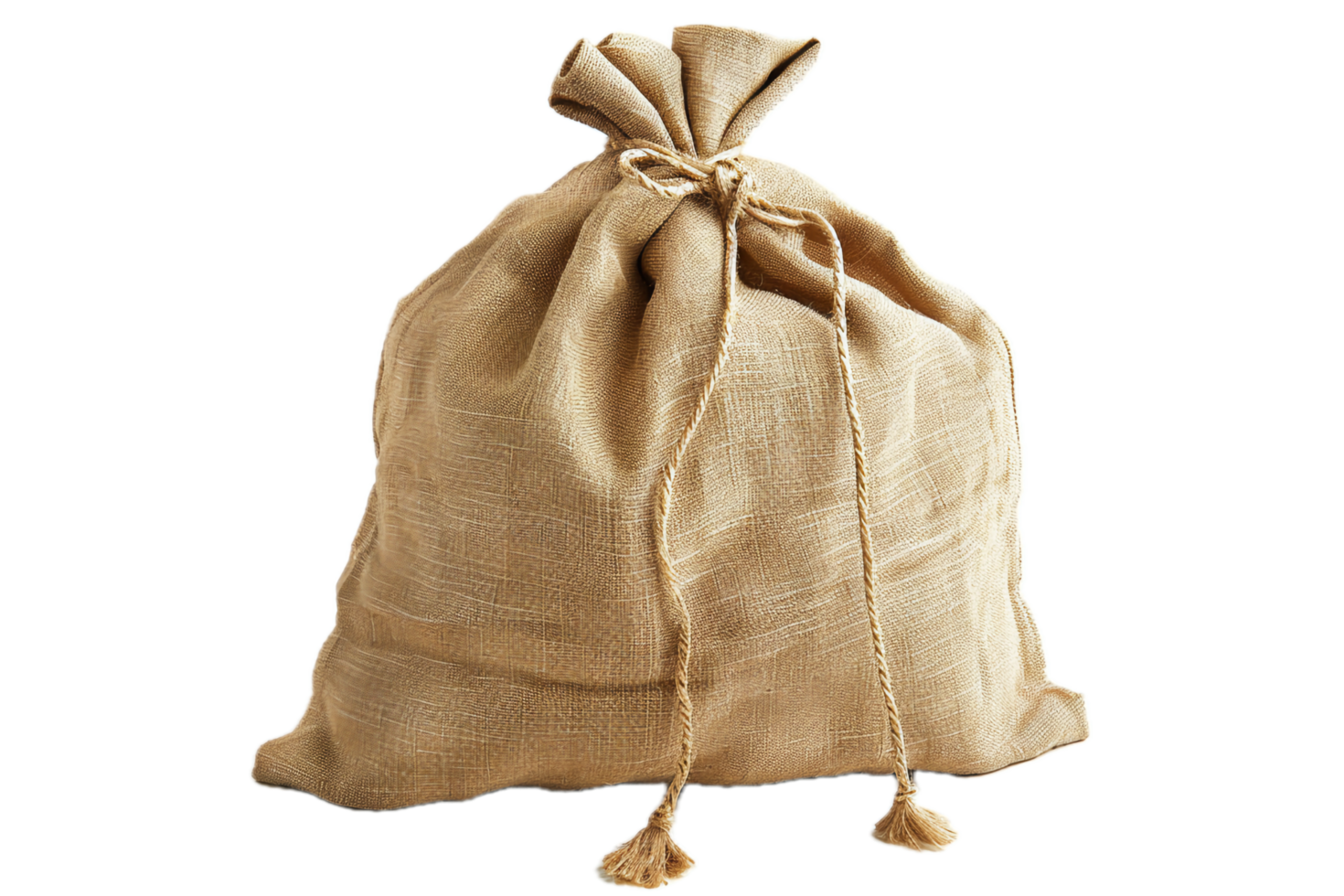 AI generated Burlap Sack png