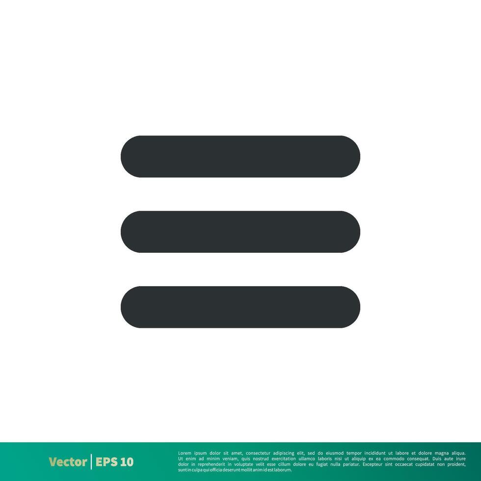 Menu Interface - UI Icon Vector Logo Template Illustration Design ...