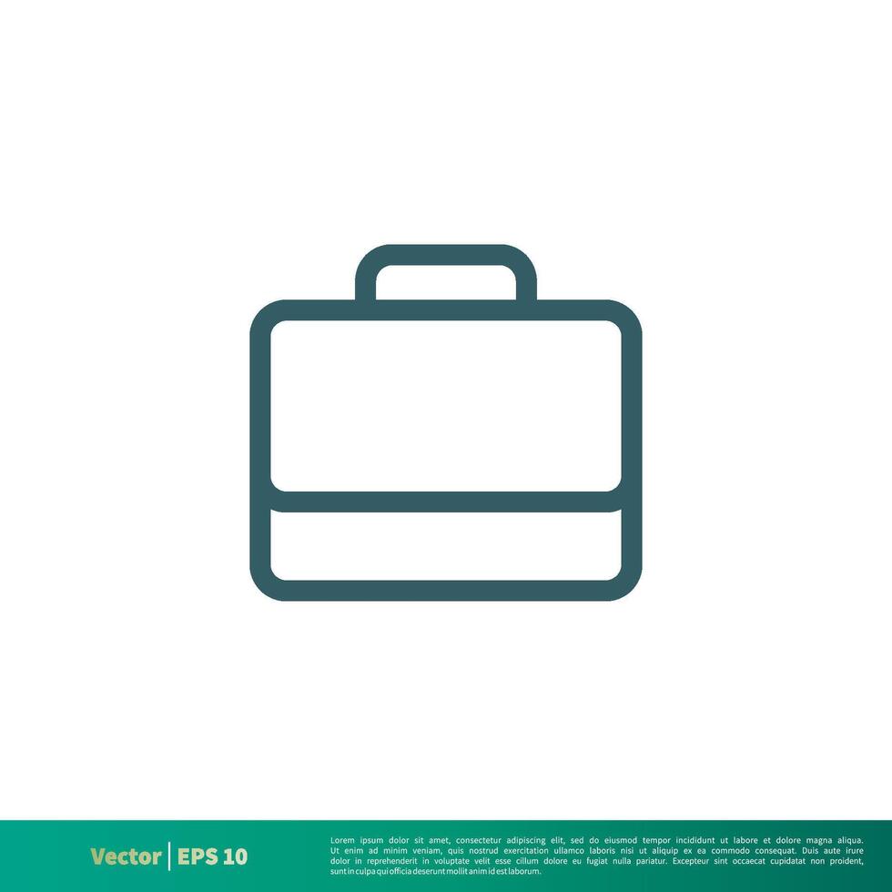 Suitcase, Travel Icon Vector Logo Template Illustration Design. Vector EPS 10.