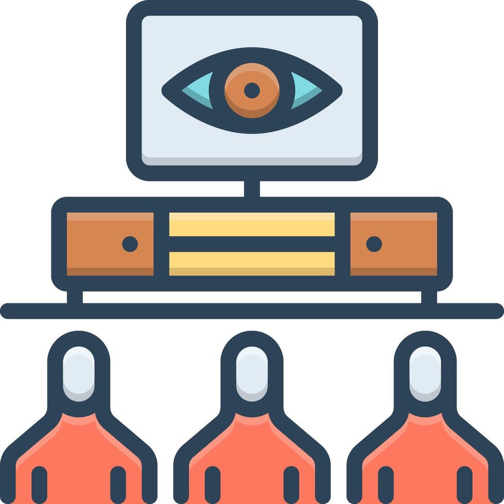 Vector color icon for viewer