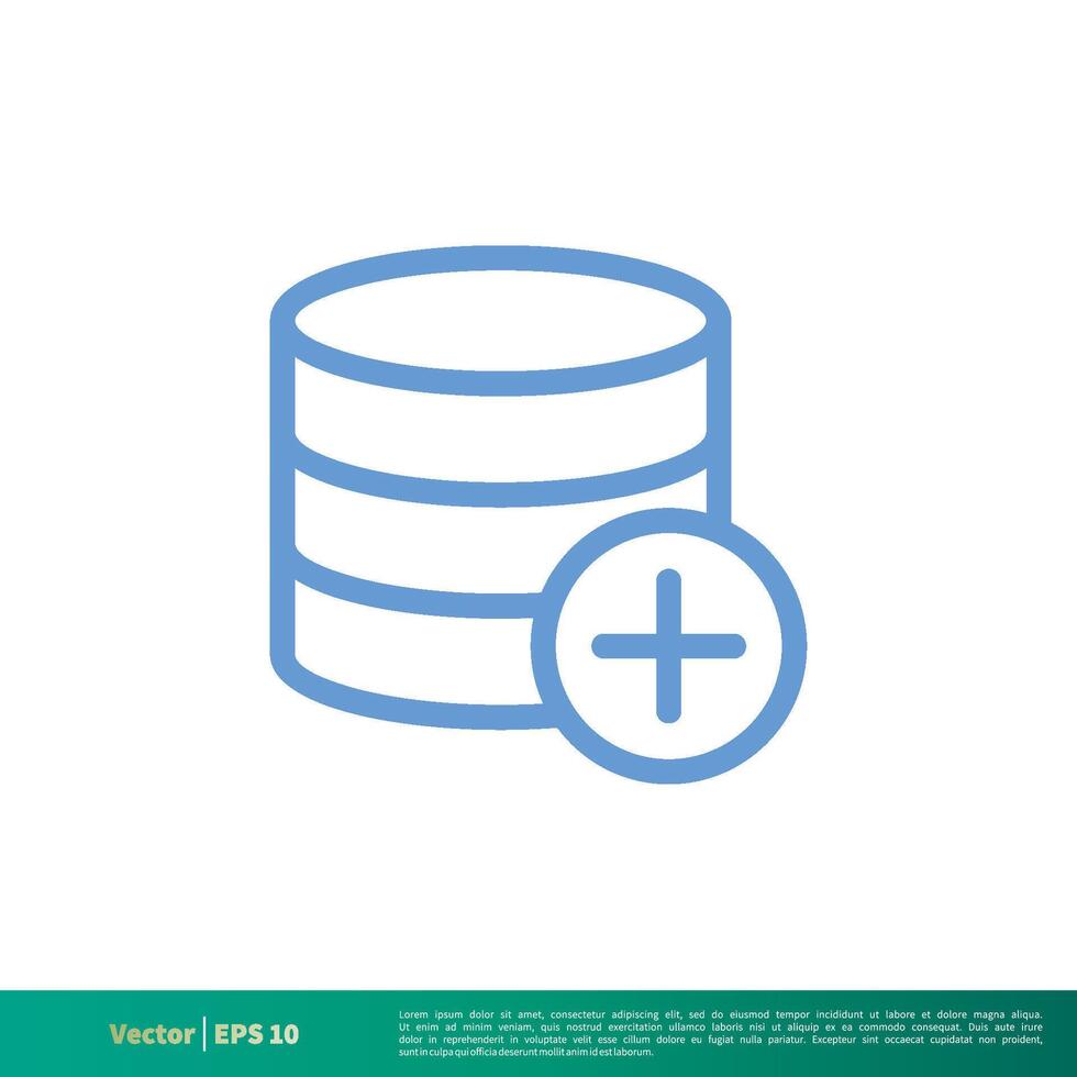 Data Storage Essential Icon Vector Logo Template Illustration Design. Vector EPS 10.