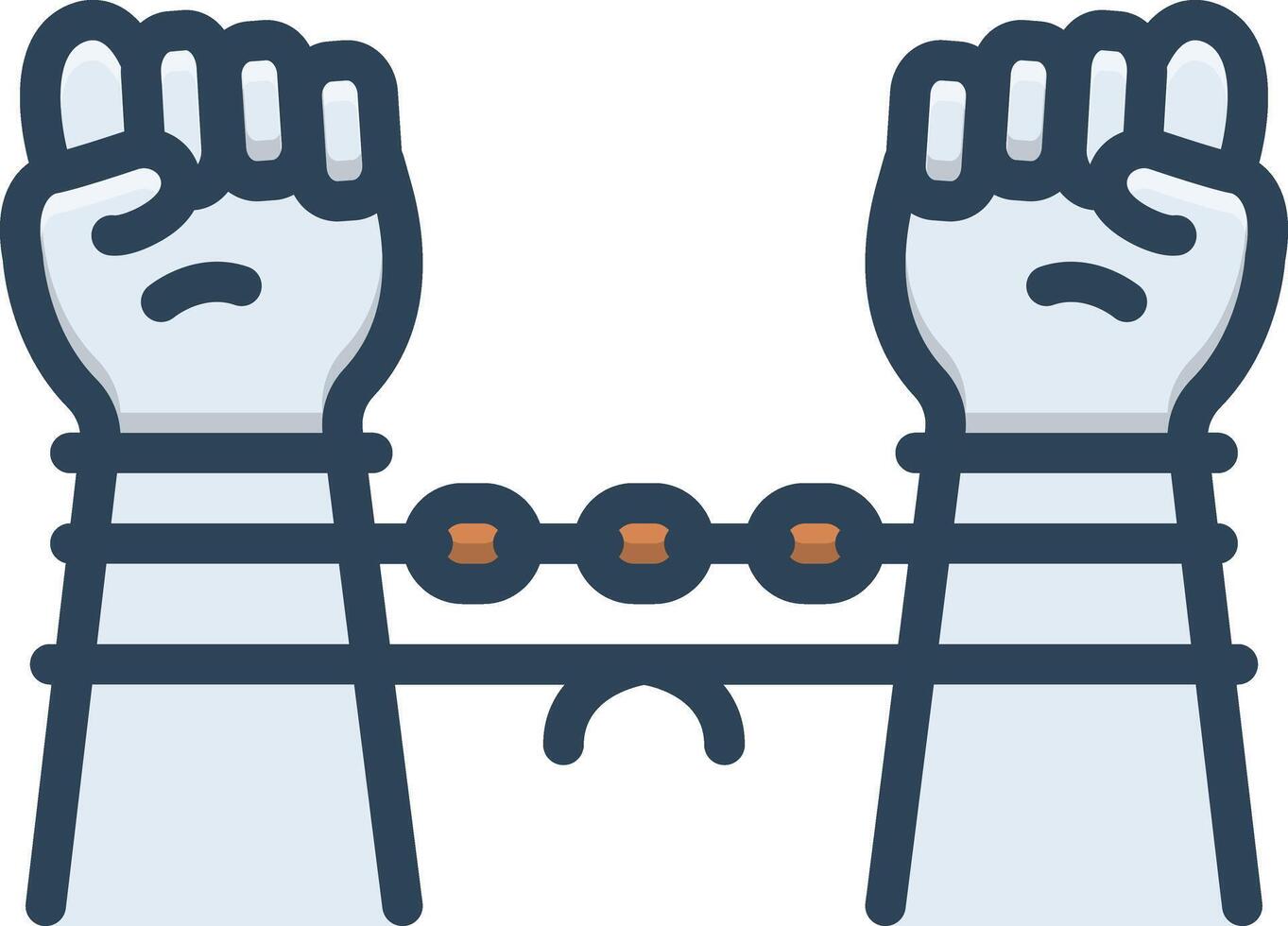 Vector color icon for captured