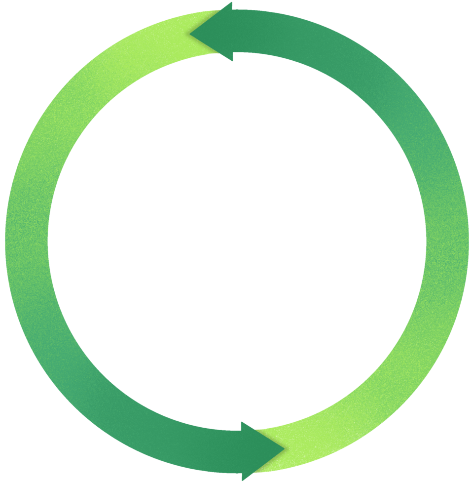 Green cycle icon png