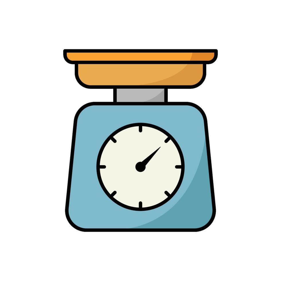 Kitchen Scale Icon vector Design illustration