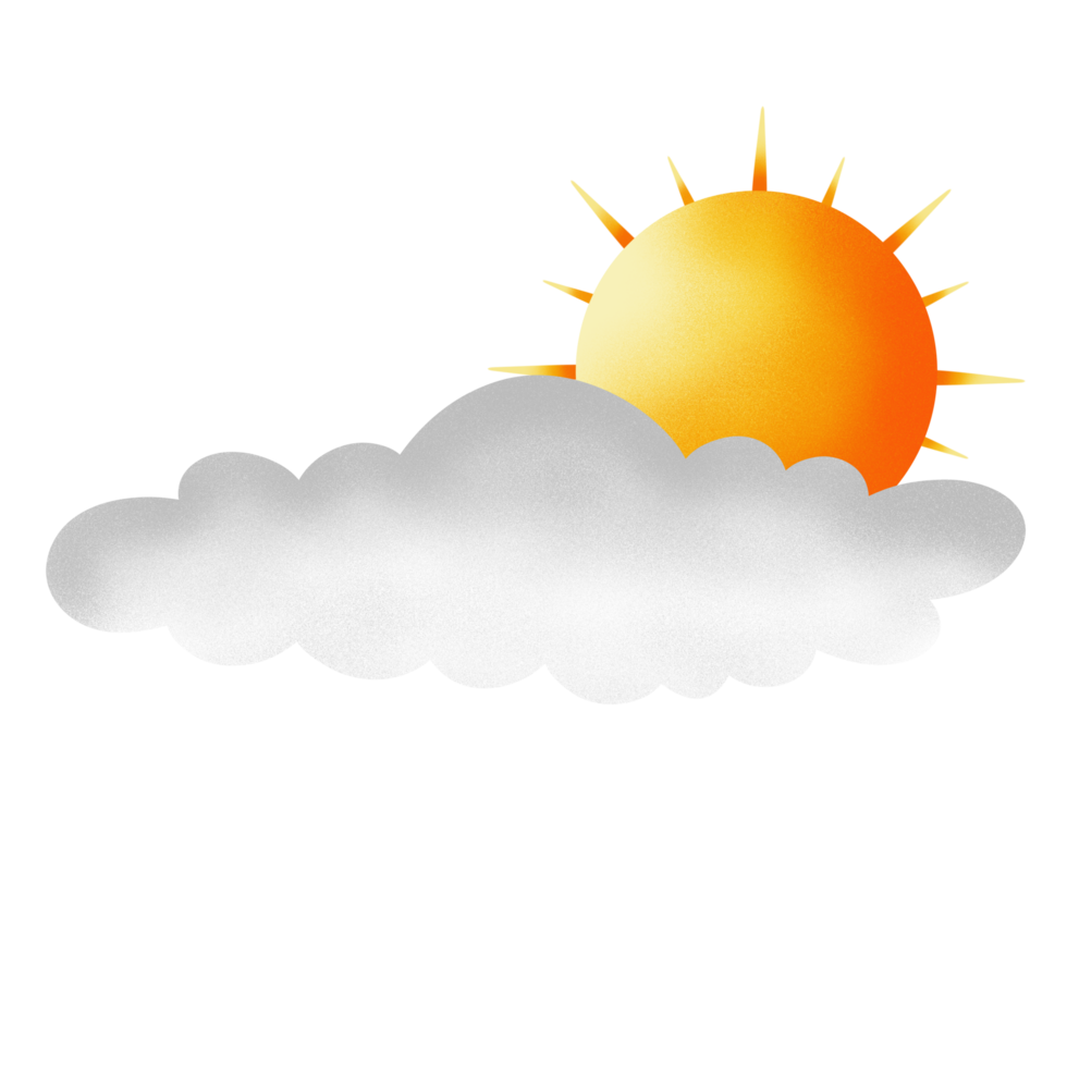 il sole e nube png