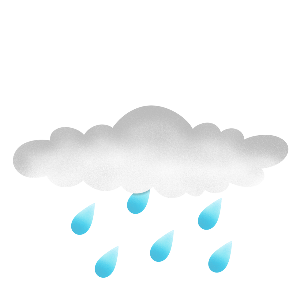 Cloud with rain png