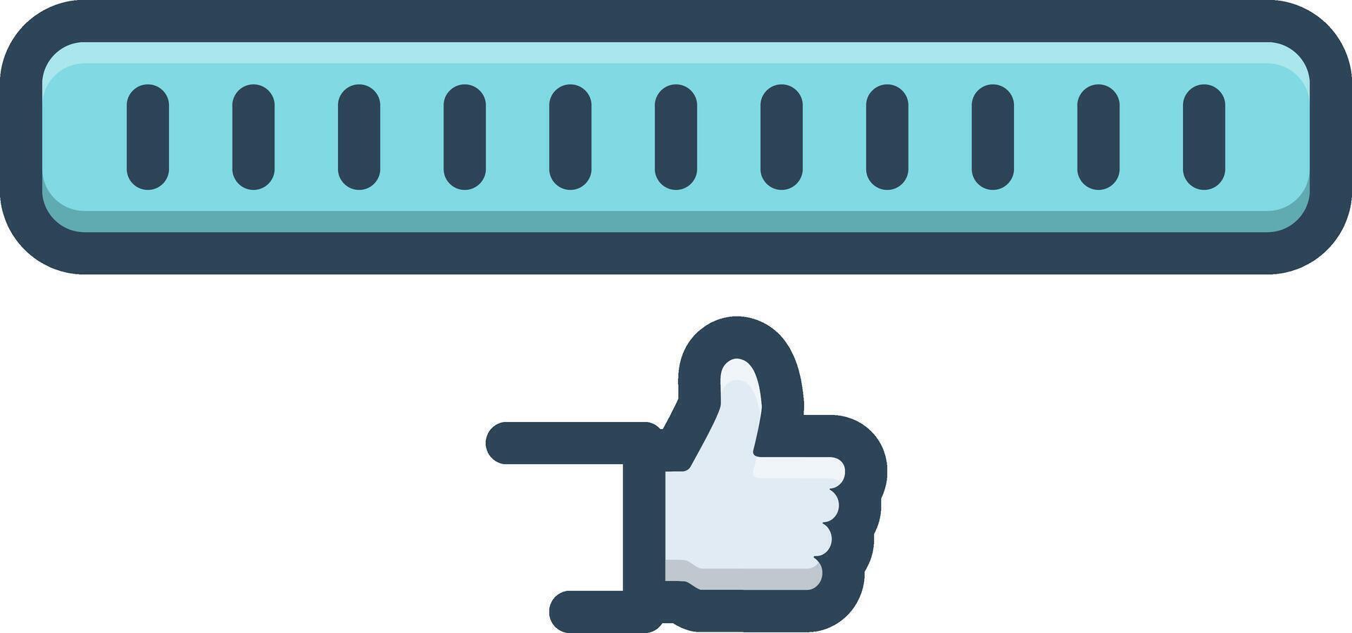 Vector color icon for ok