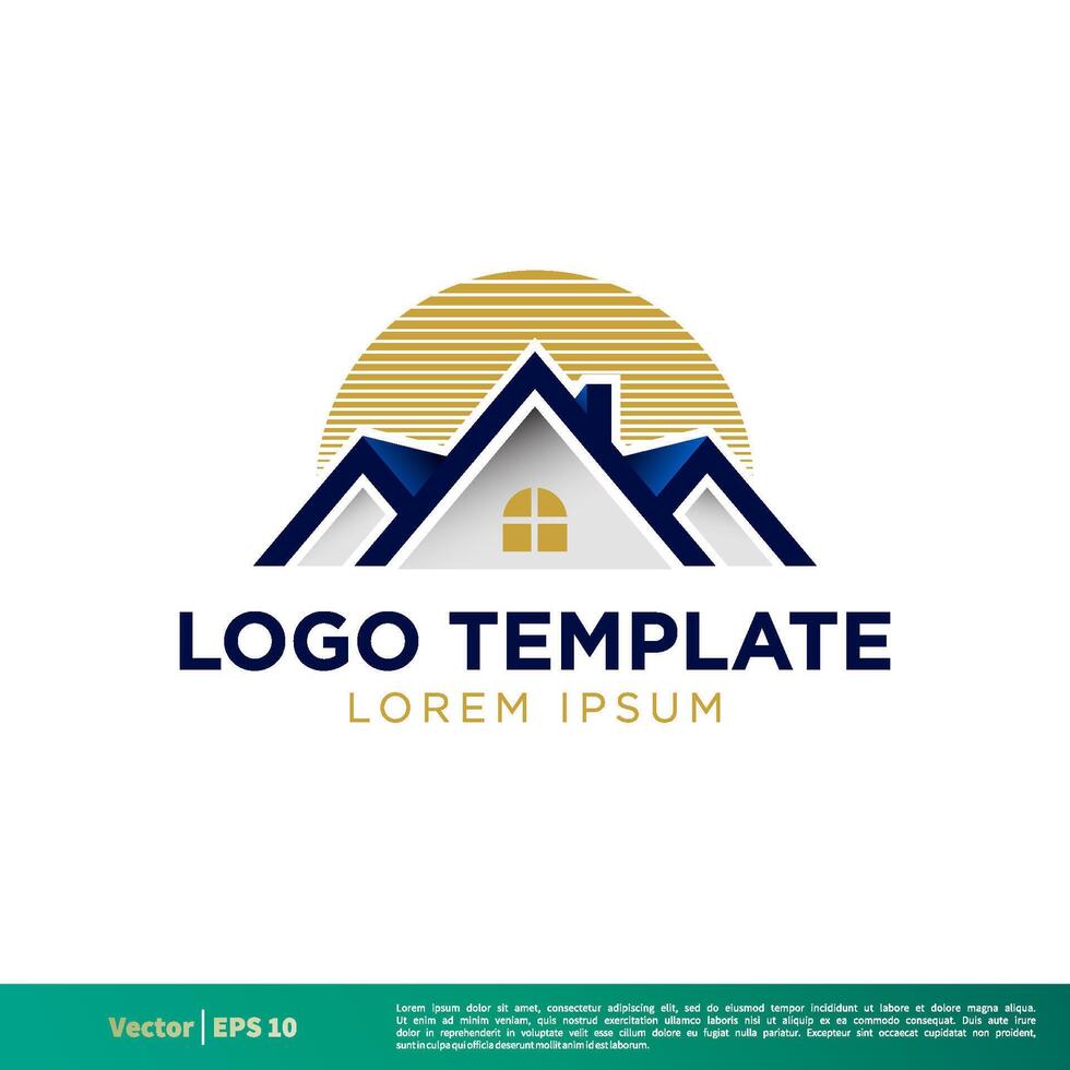 Real Estate Icon Vector Logo Template Illustration Design. Vector EPS 10.