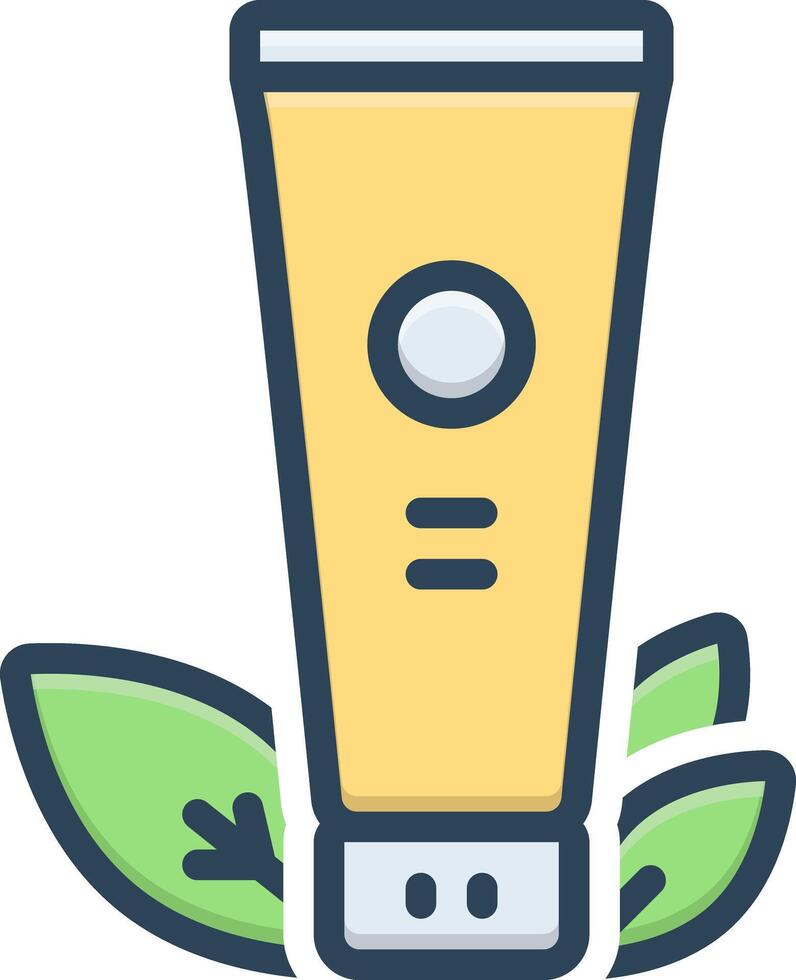 Vector color icon for natural