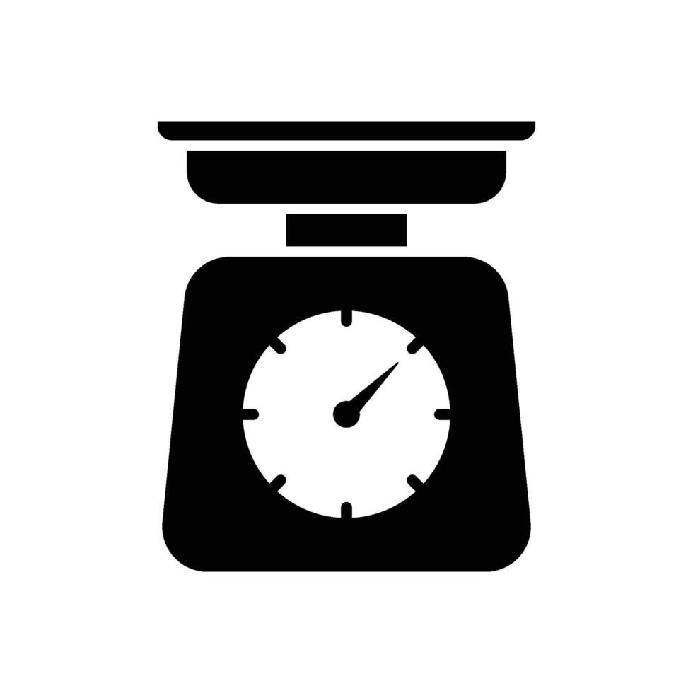 Kitchen Scale Icon vector Design illustration