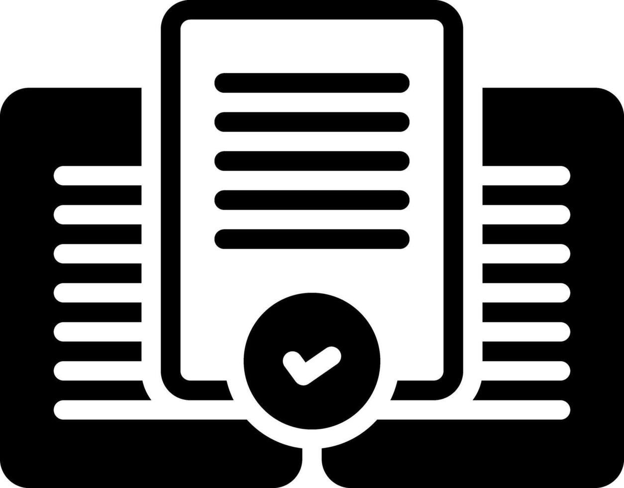 Solid black icon for select vector