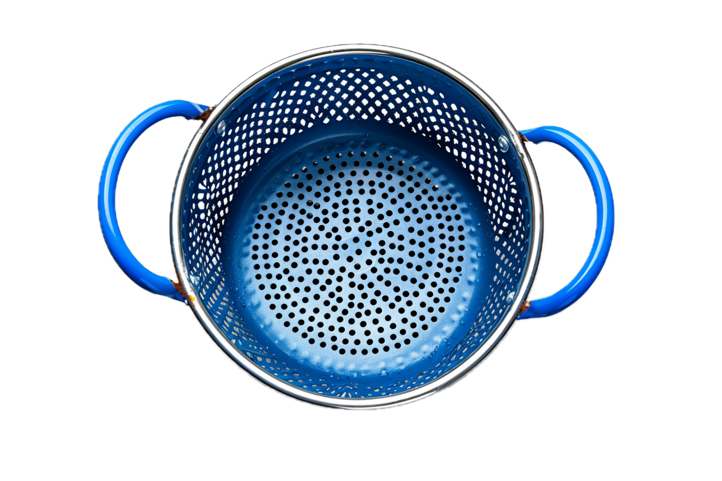 AI generated Blue Colander with Handles png 41152796 PNG