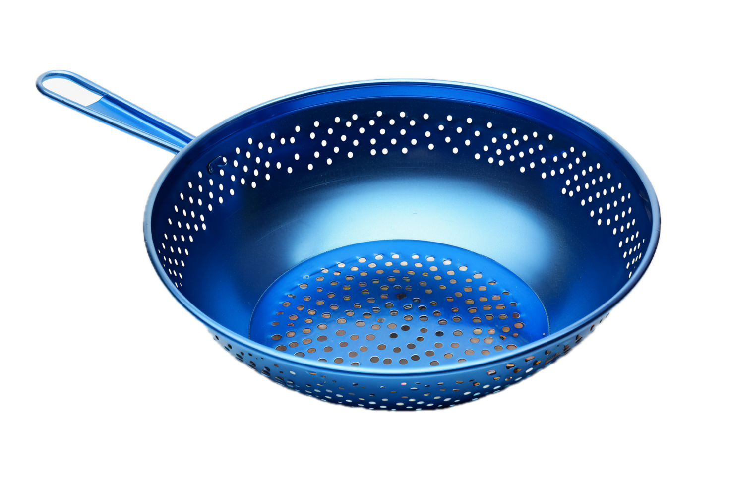 AI generated Blue Colander with Handles png