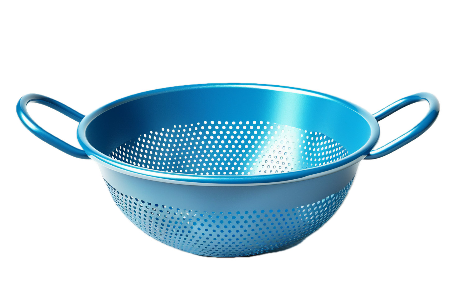 AI generated Blue Colander with Handles png 41152807 PNG