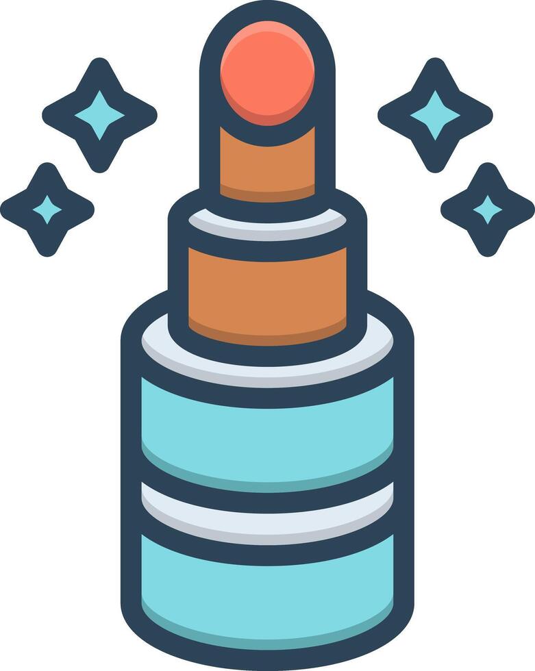 Vector color icon for lipsticks