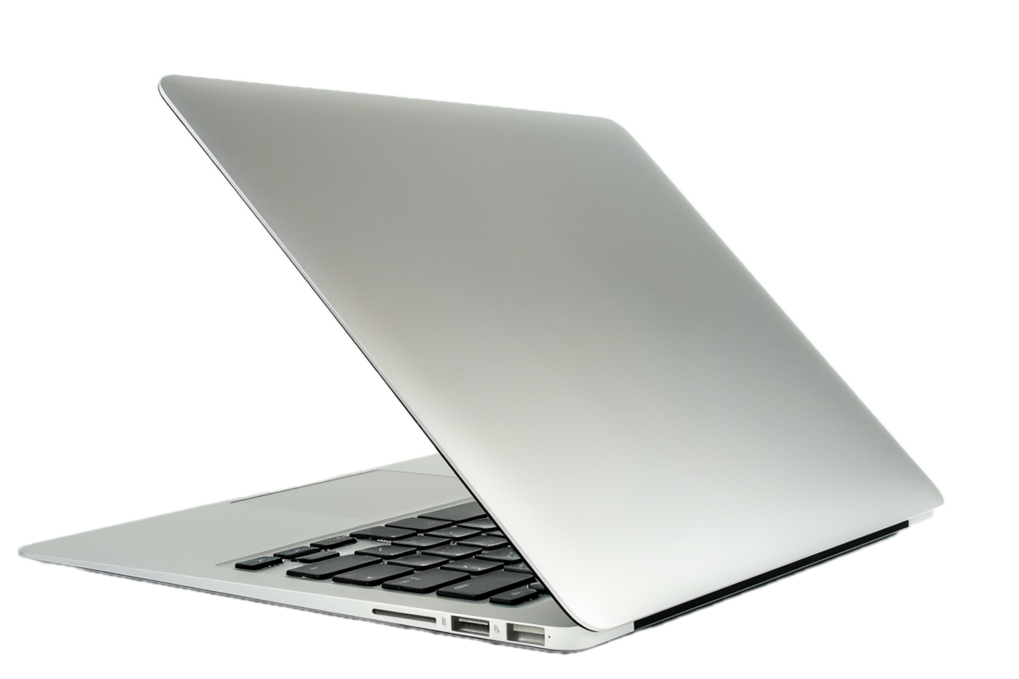 AI generated Modern Laptop with Silver png