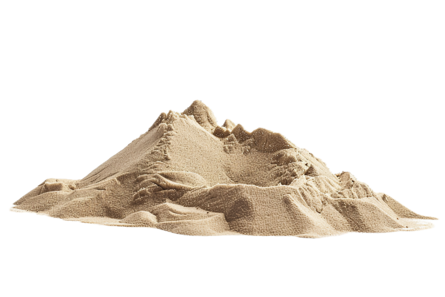 AI generated Textured Sand Dunes png