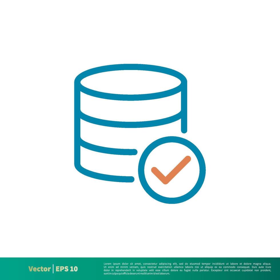 Data Storage Essential Icon Vector Logo Template Illustration Design. Vector EPS 10.
