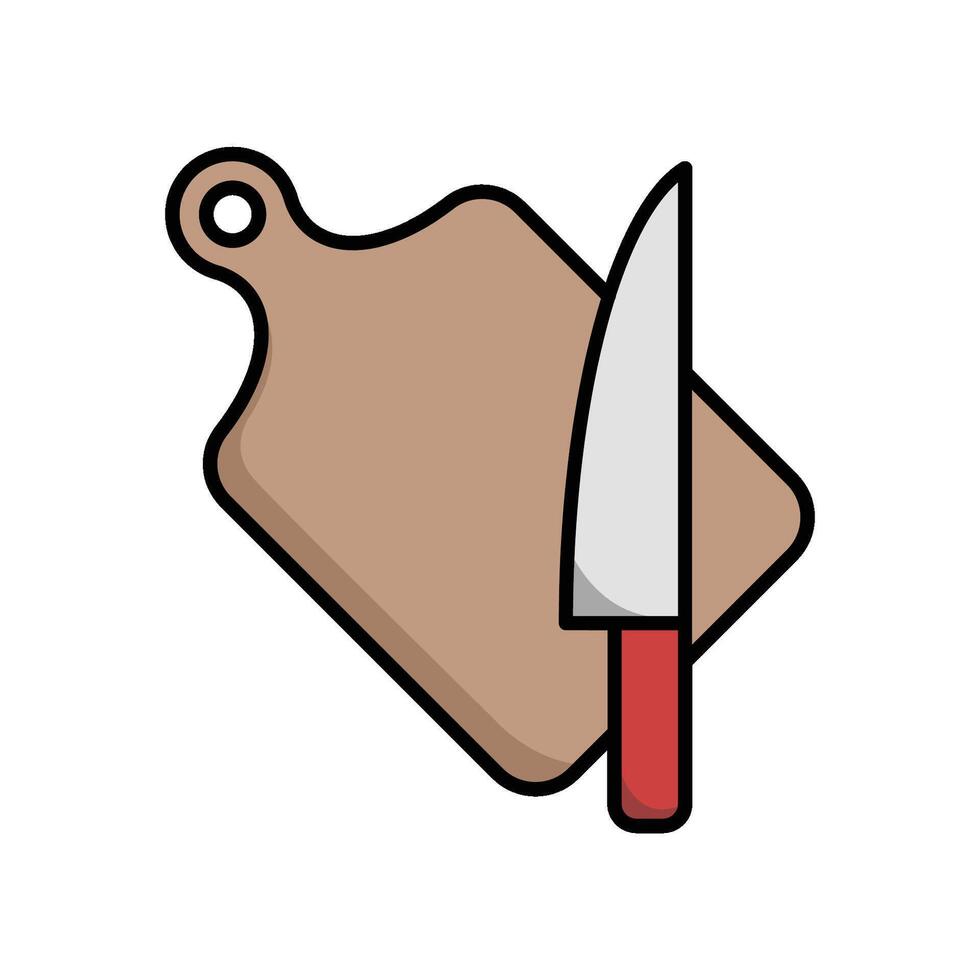 Cutting Board Icon Vector Design Illustration