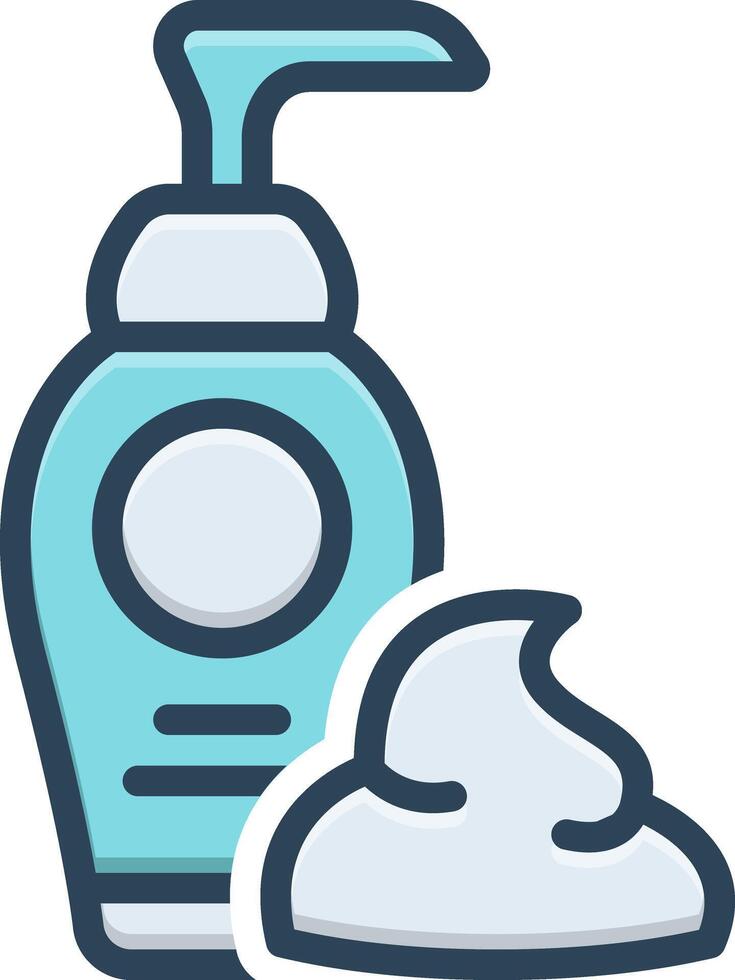 Vector color icon for lotion