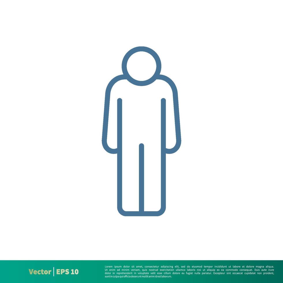 Human Shape, People icon Vector Logo Template Illustration Design. Vector EPS 10.