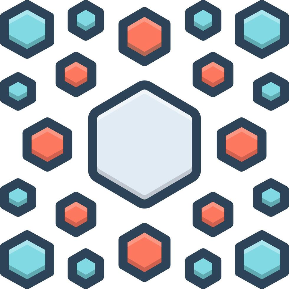 Vector color icon for executives