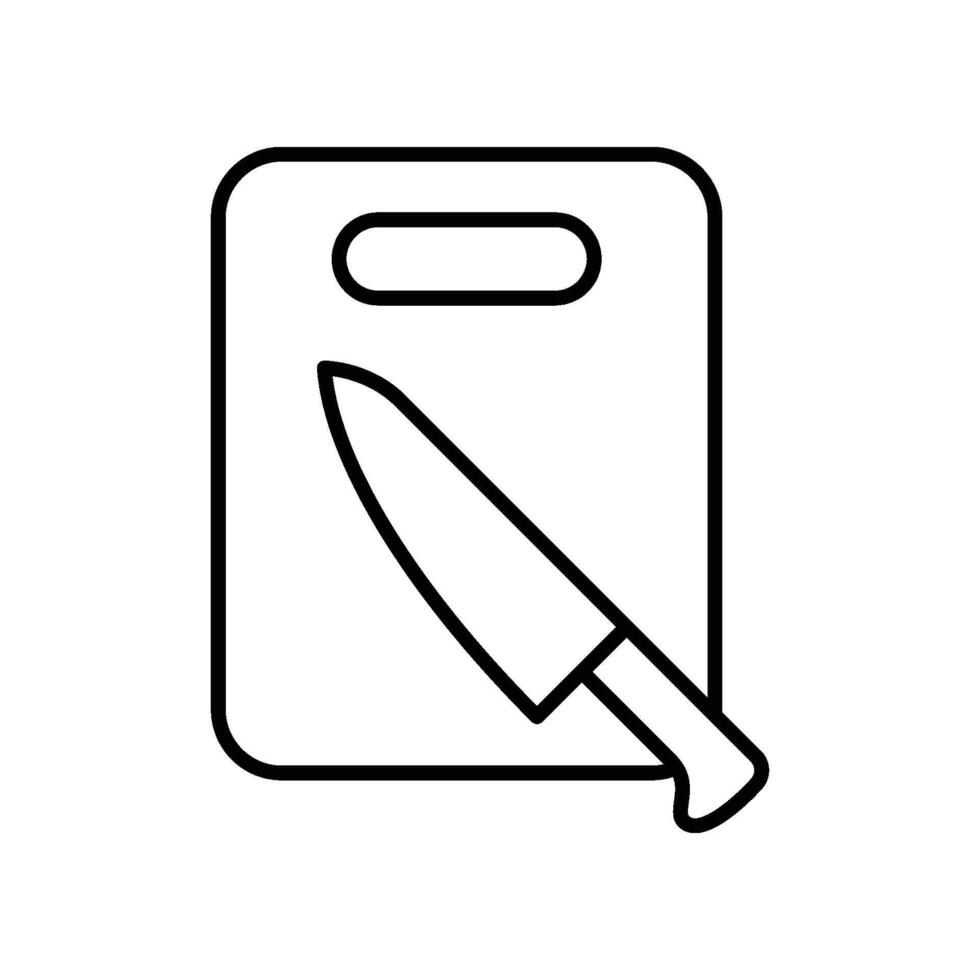 Cutting Board Icon Vector Design Illustration