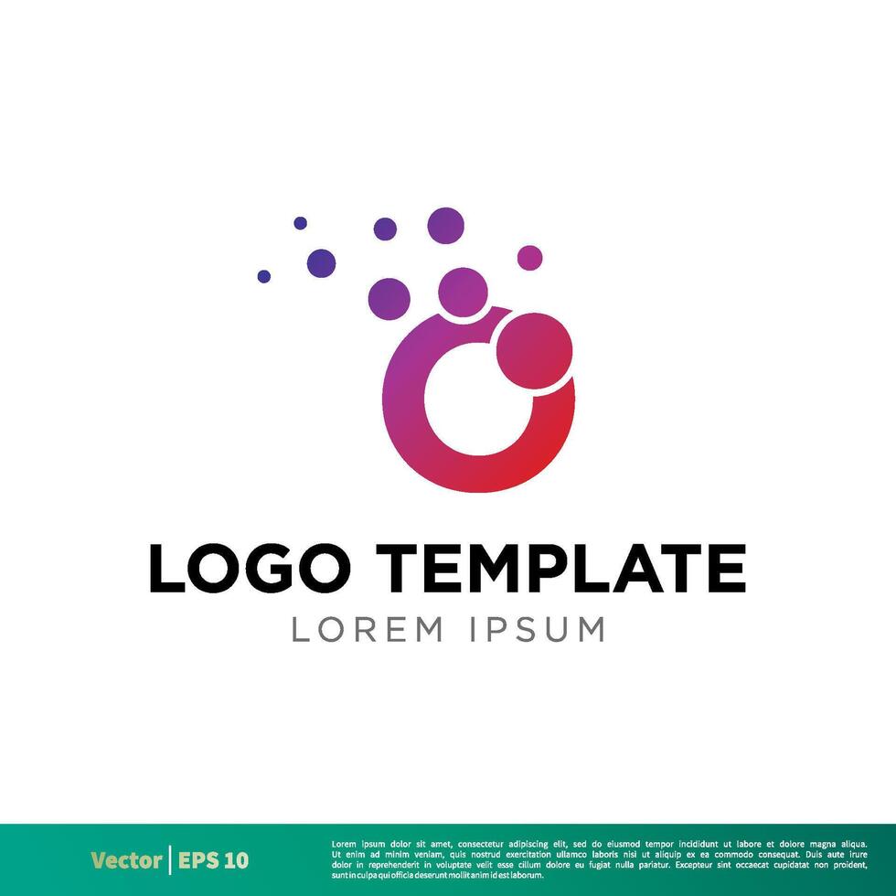 bubbles Icon Vector Logo Template Illustration Design. Vector EPS 10.