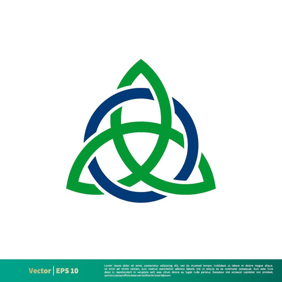 Celtic Knot Icon Vector Logo Template Illustration Design. Vector EPS 10.