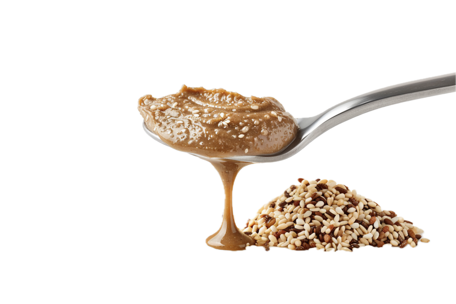 AI generated Spoonful of Chocolate Hazelnut Spread with Nuts png