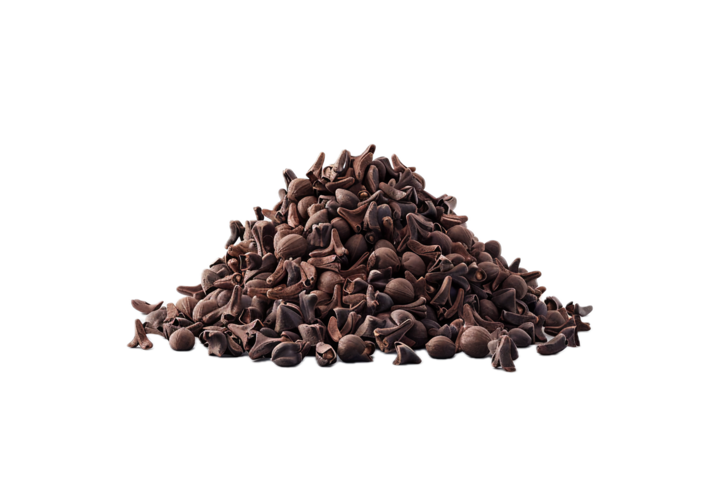 AI generated Heap of Aromatic Star Anise Spices png