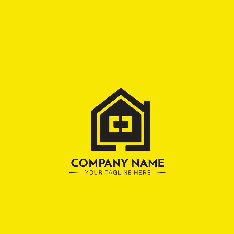 Real state logo design for commercial use logo design vector