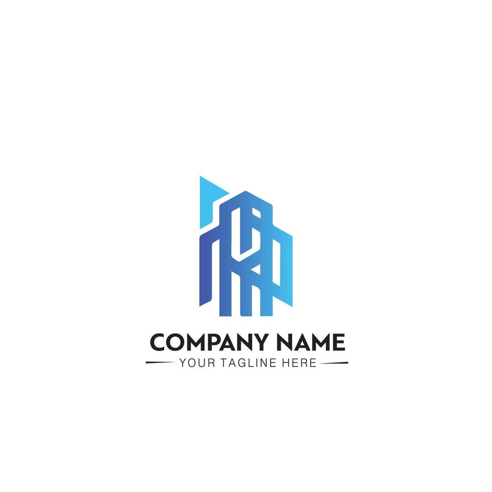 real estado logo diseño para comercial utilizar logo diseño vector