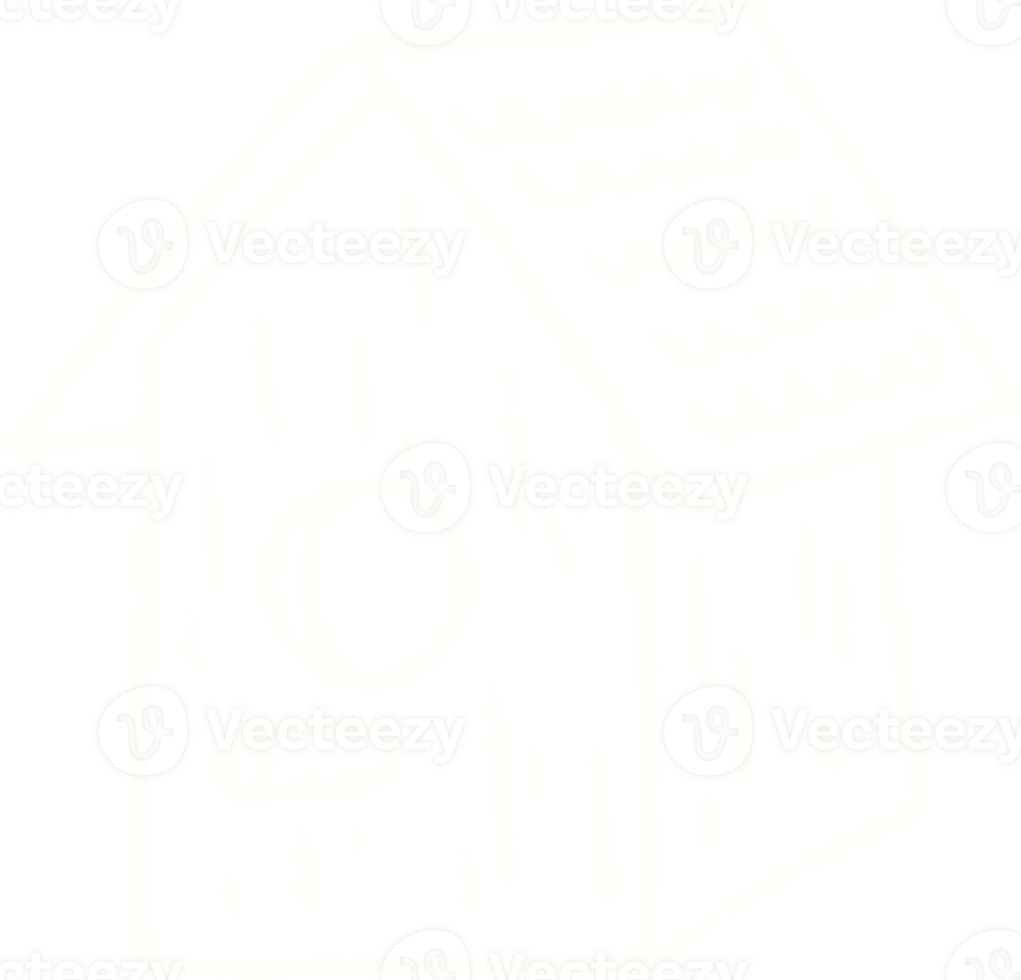 Bird House Chalk Drawing png